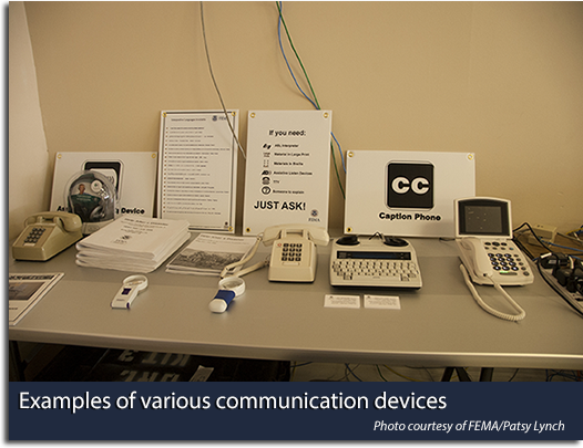 Examples of various communication devices